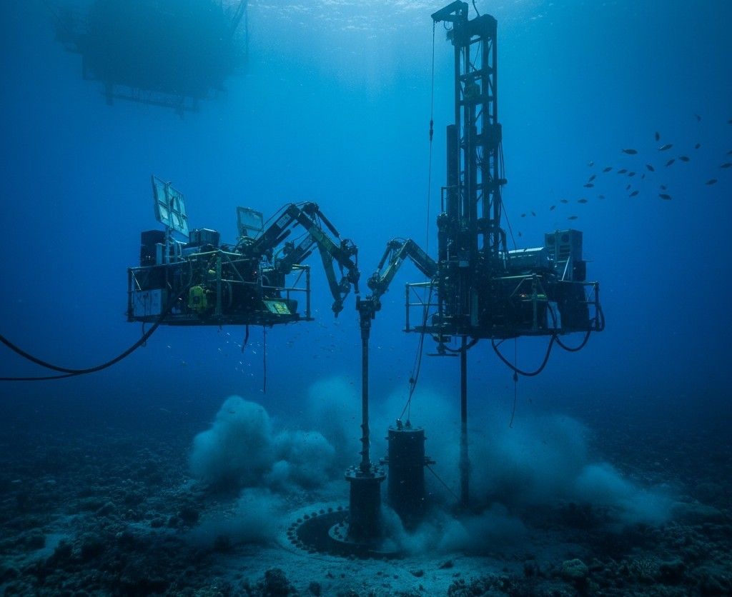 Underwater Drilling And Blasting